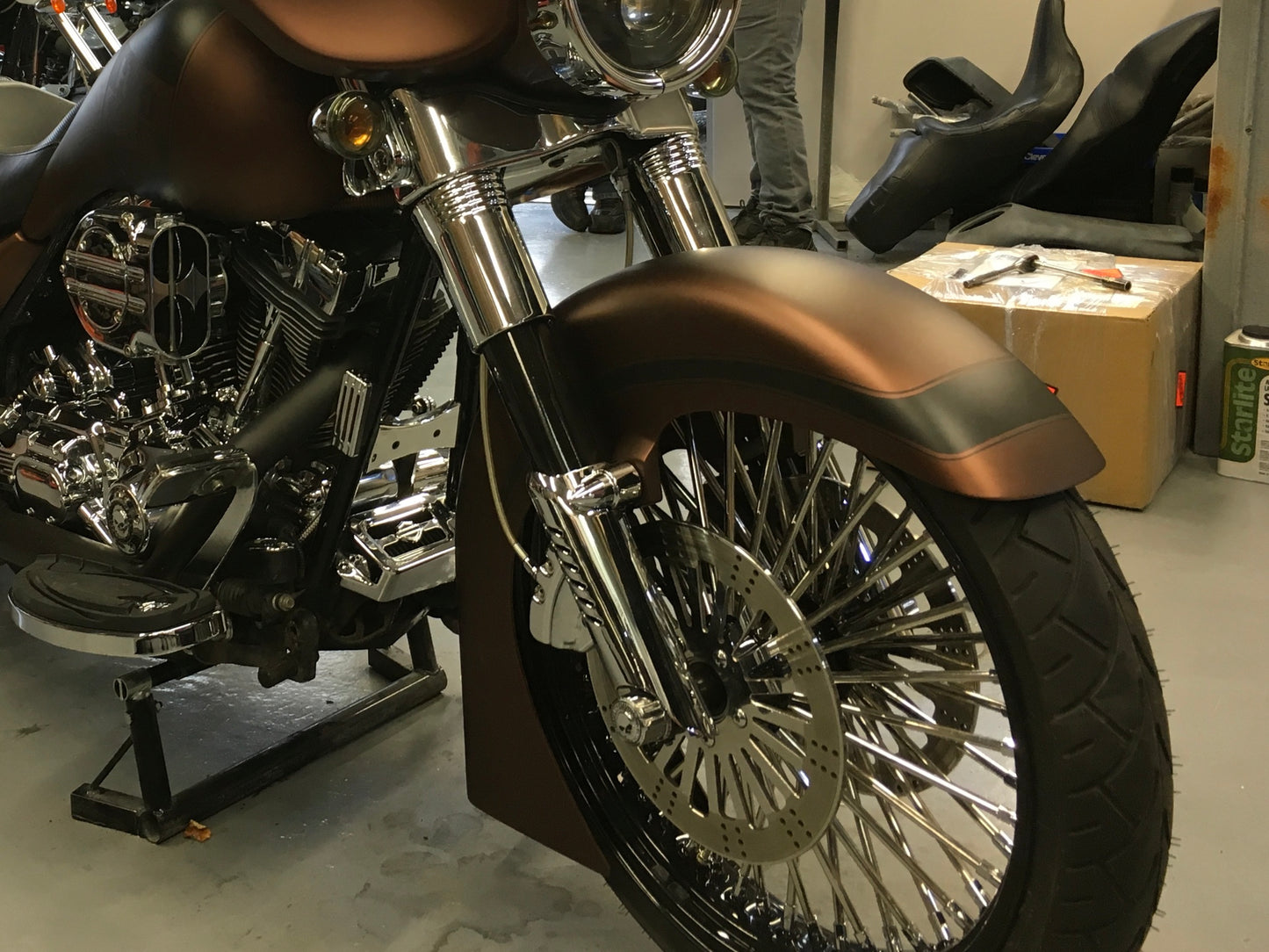 front fender demon 21'' harley touring