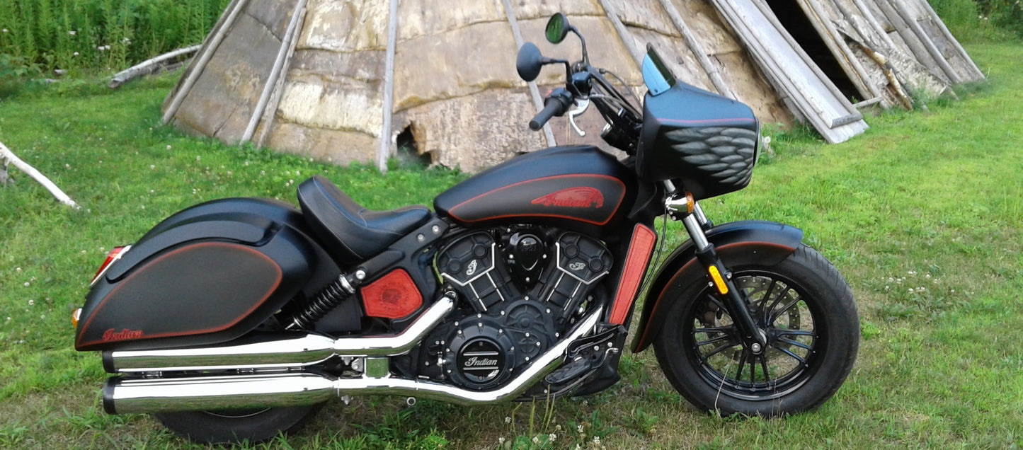 INDIAN SIXTY/SCOUT FAIRING (RADIO+SPEAKER)