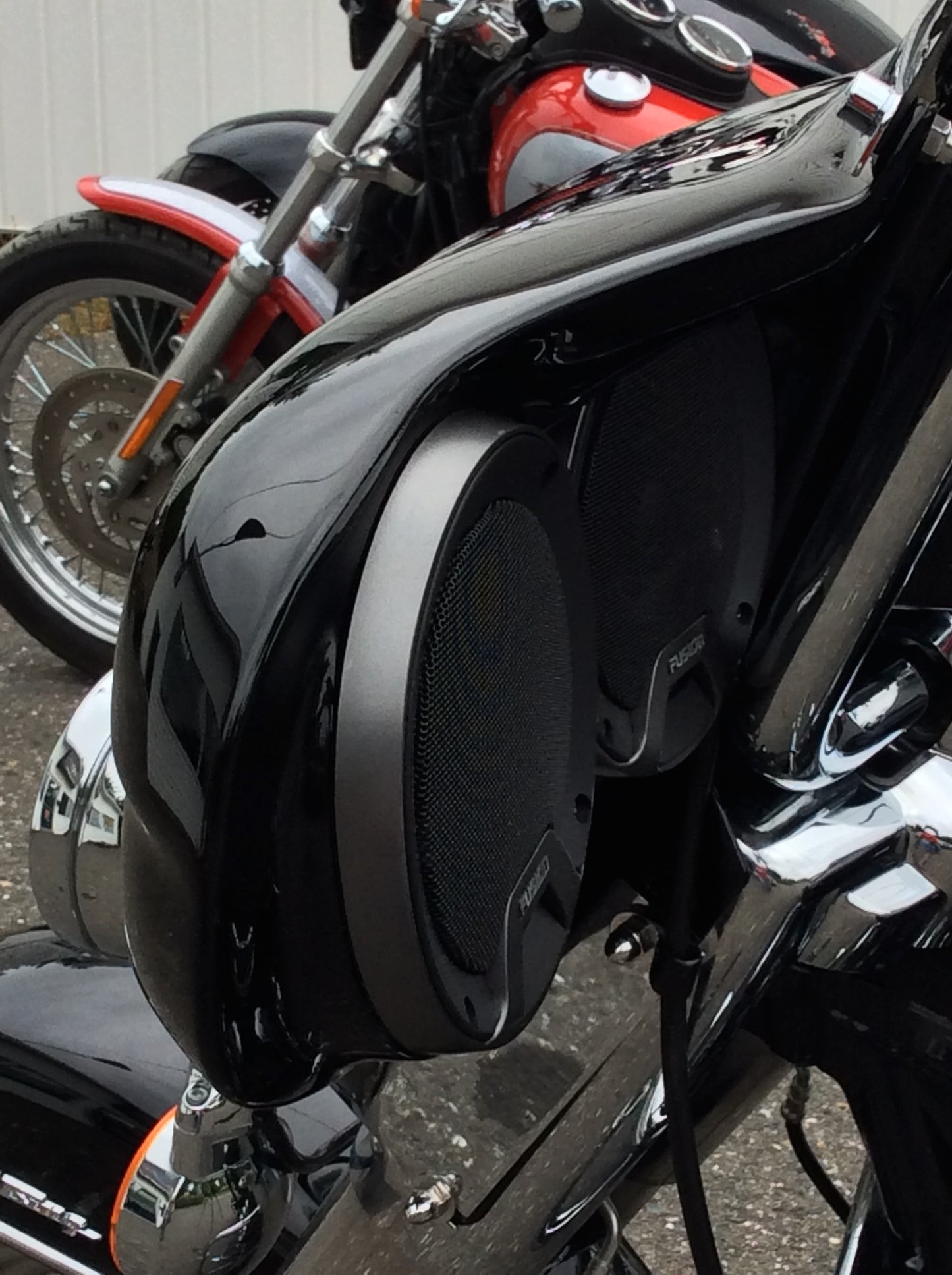 QUATTRO FAIRING FAT-BOY (4 SPEAKERS+RADIO)