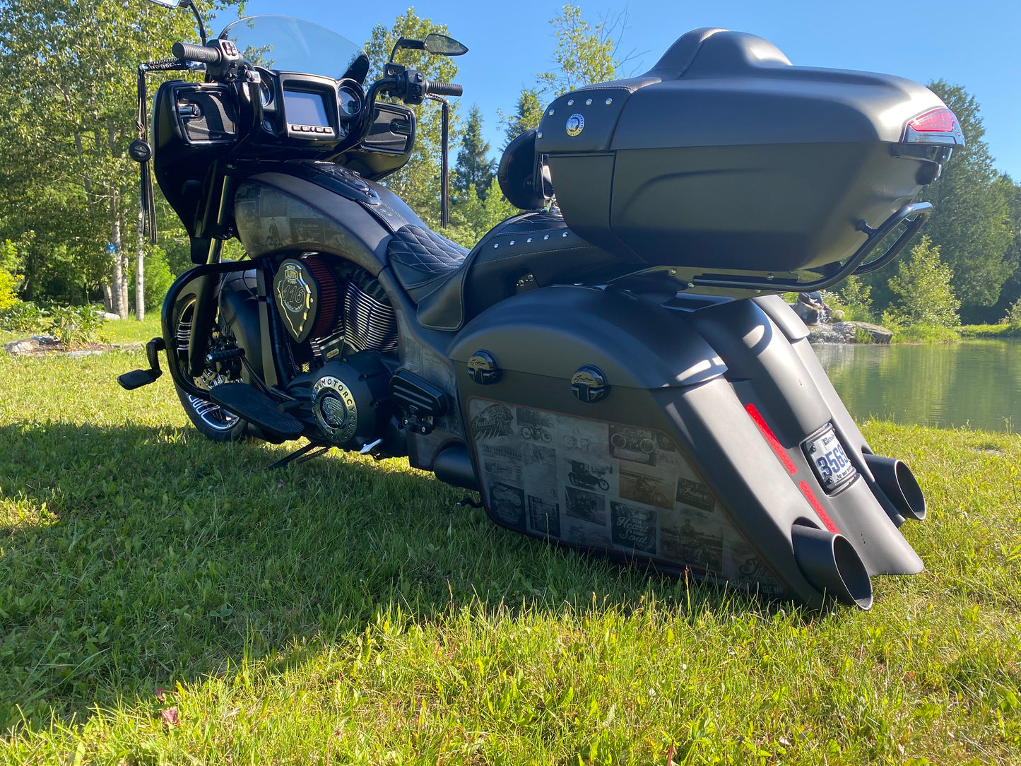 INDIAN CHIEF STAR STRETCH BAGGER KIT