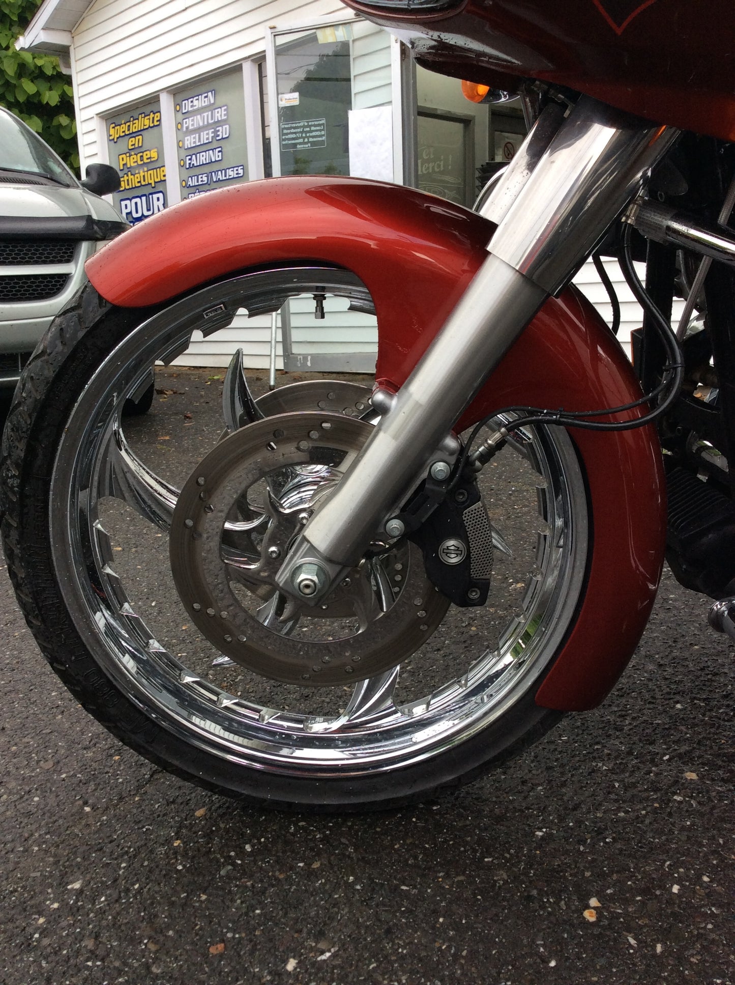 front fender 23'' wrap