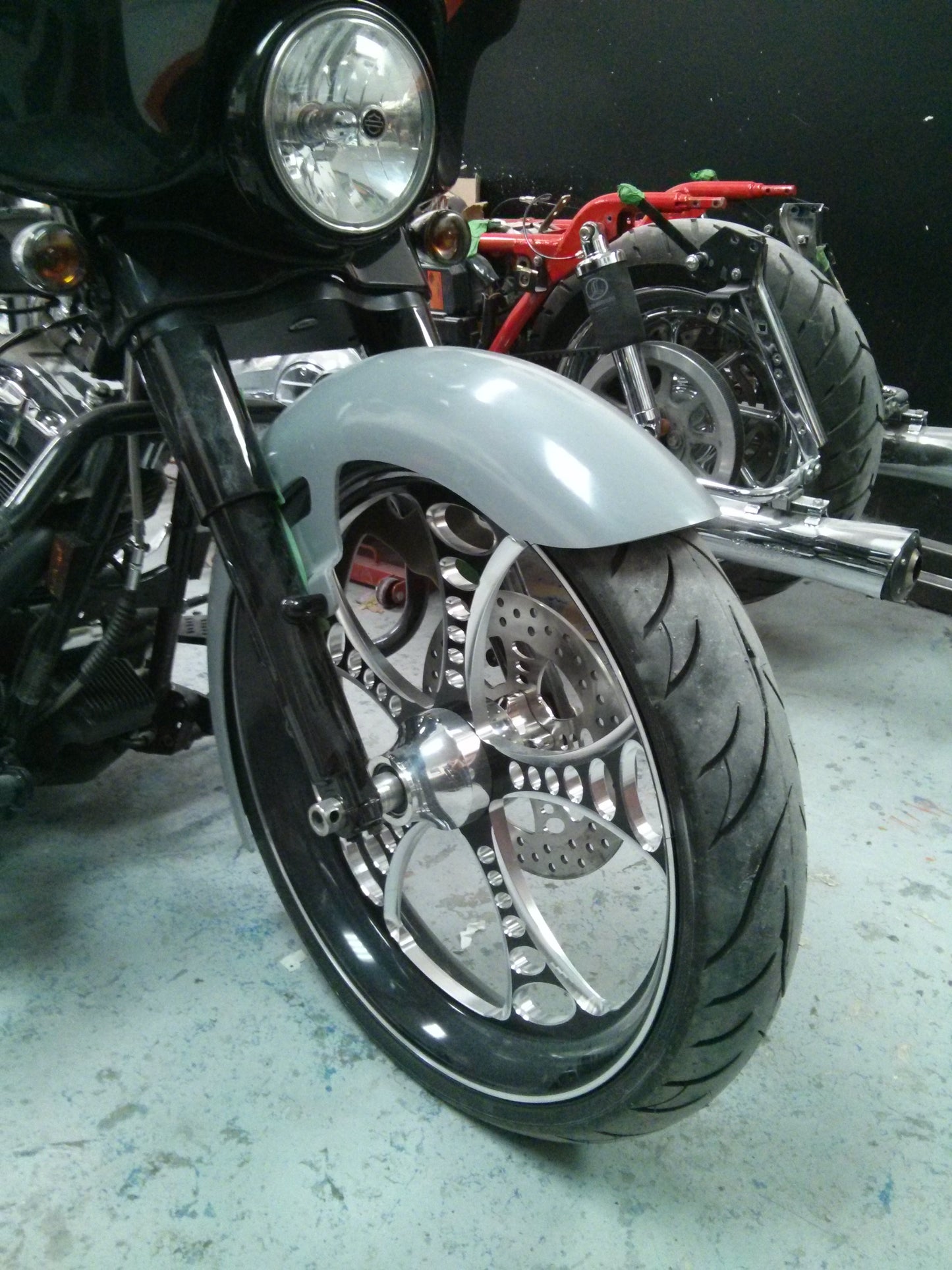 front fender 23'' wrap