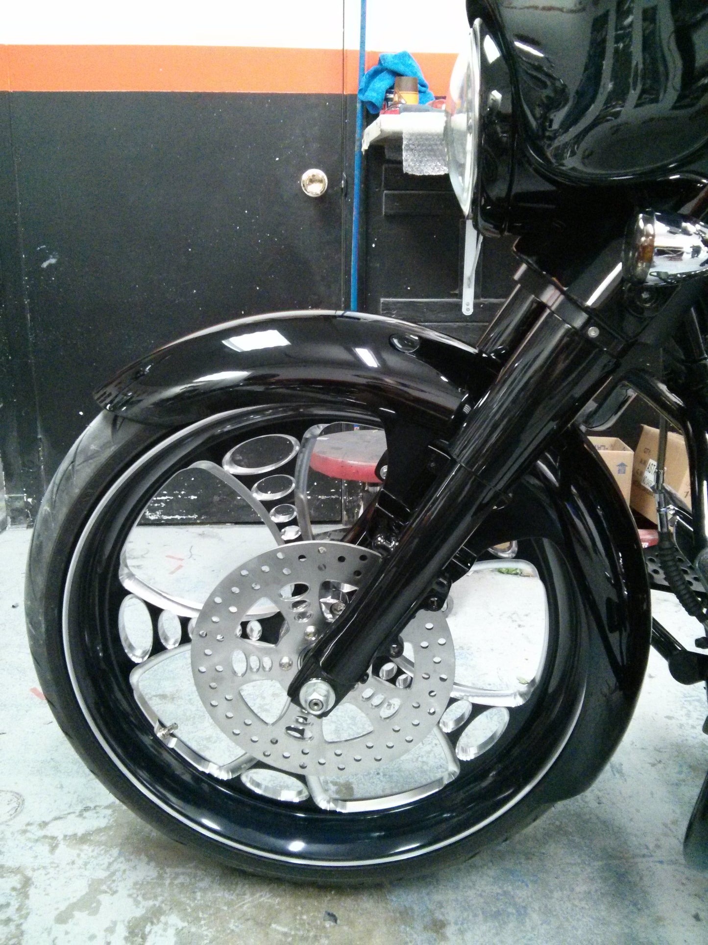 front fender 23'' wrap