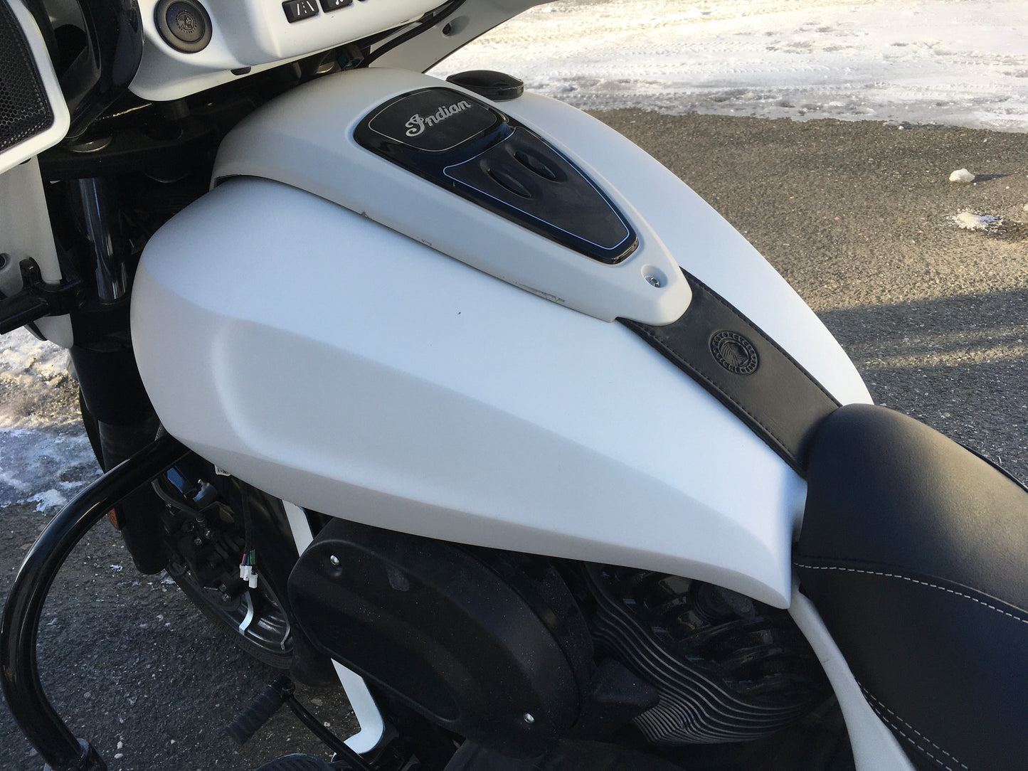 Tank cover stretched for indian Stinger/challenger