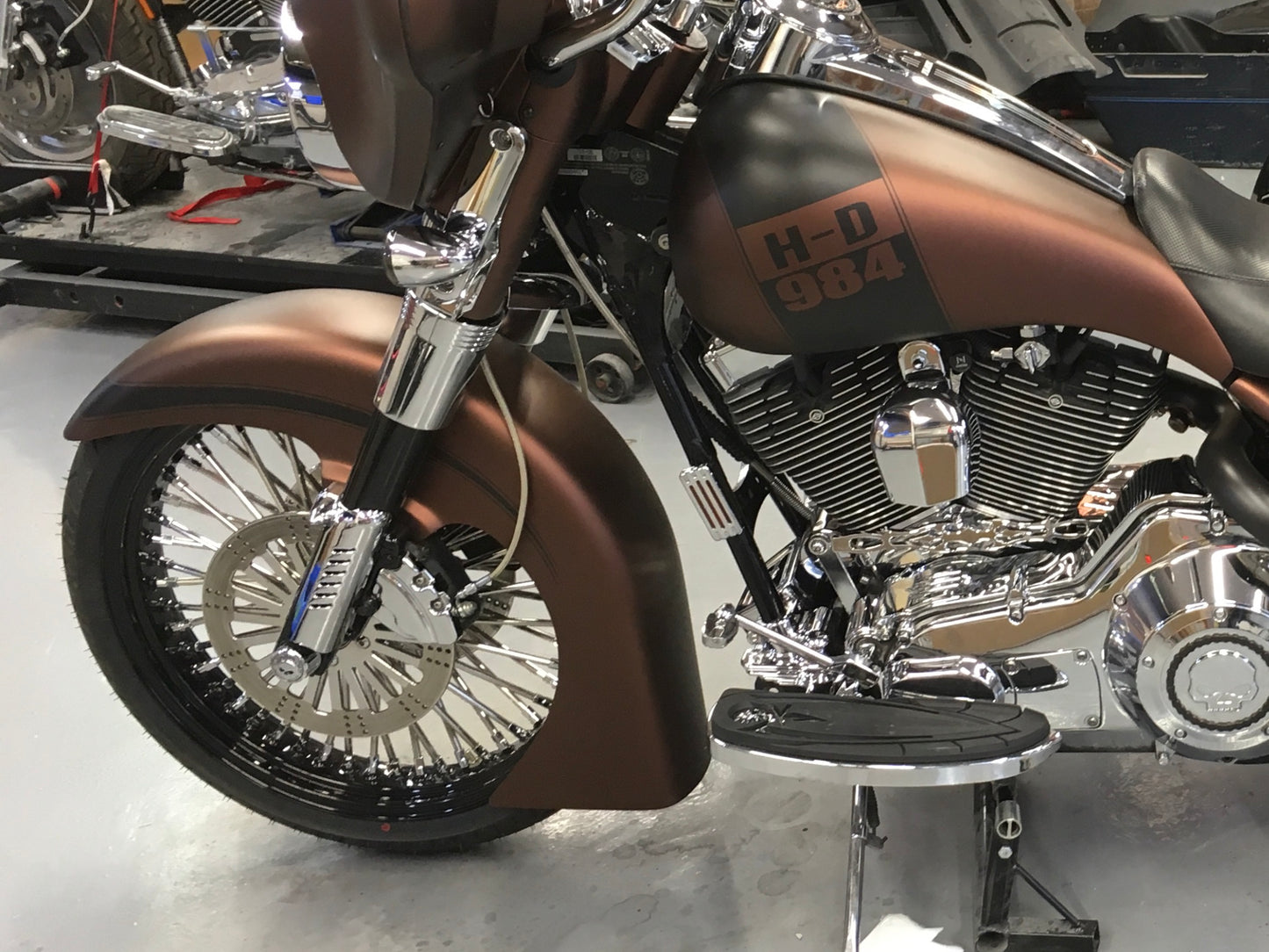 front fender demon 21'' harley touring